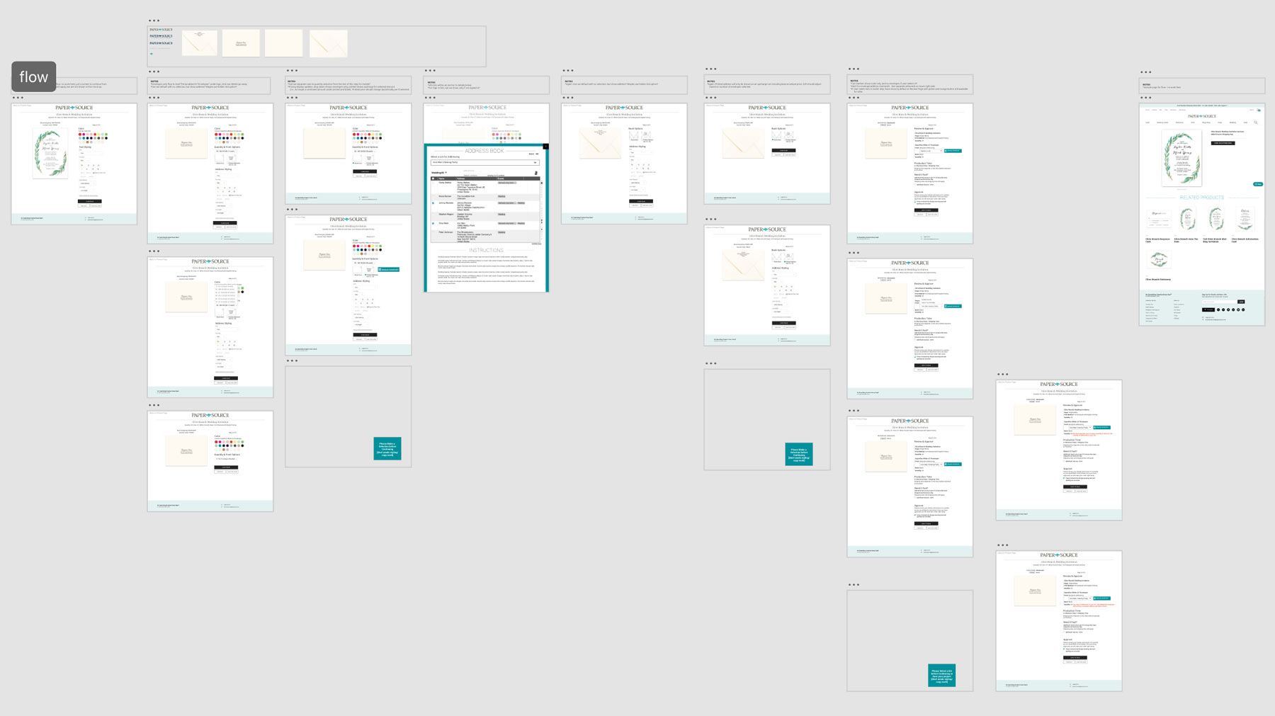 Screenshot of Adobe XD Interactive Prototype